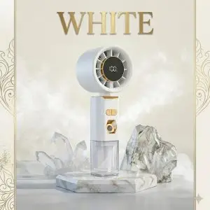 Smart Digital Mist Fan - White